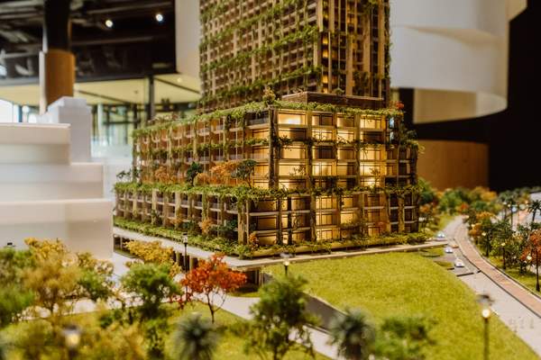 Kengo Kuma მაკეტი კუთხე 2