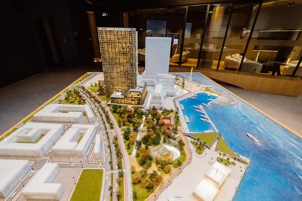 Kengo Kuma მაკეტი დეტალი